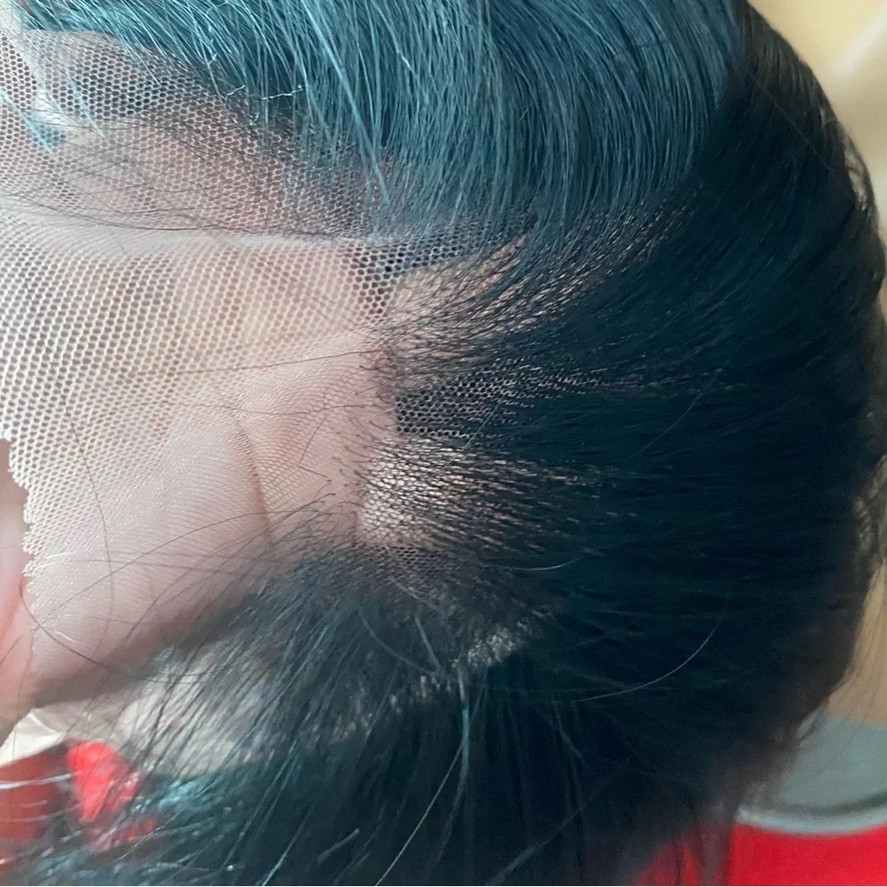 NEW! Free part Lace Front Wig - black angled bob